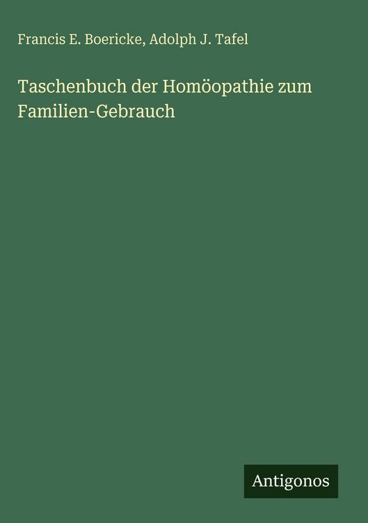 Produktbild: Taschenbuch der Hom&ouml;opathie zum Familien-Gebrauch