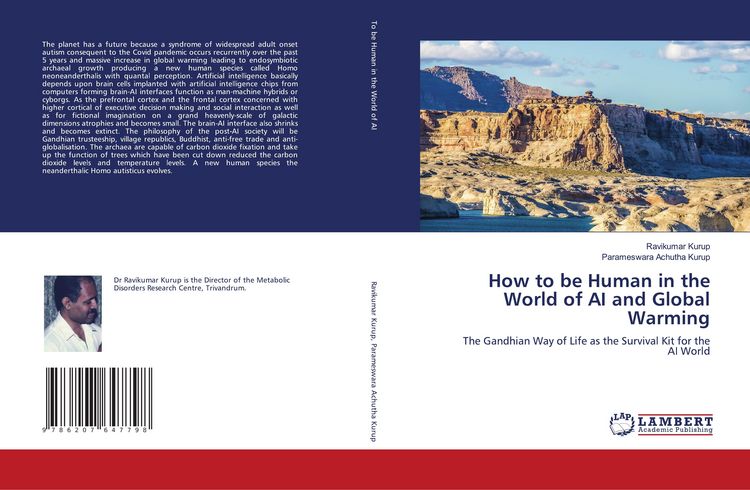 Produktbild: How to be Human in the World of AI and Global Warming