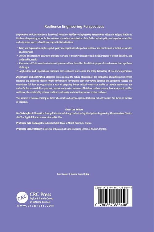 Produktbild: Resilience Engineering Perspectives, Volume 2