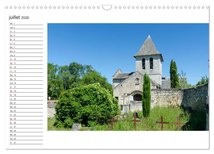 Produktbild: Les visages de l'Anjou (Calendrier mural 2026 DIN A3 vertical), CALVENDO calendrier mensuel