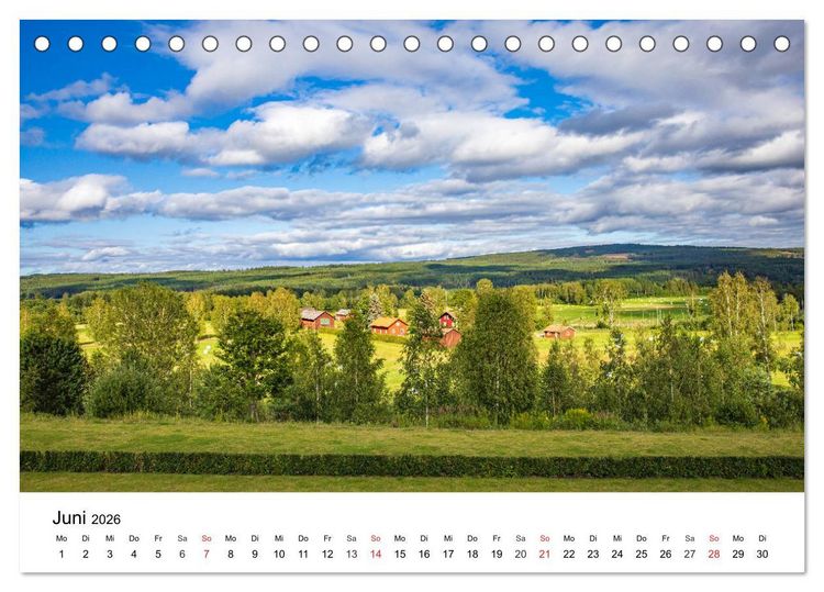 Produktbild: Schwedischer Sommer in V&auml;rmland (Tischkalender 2026 DIN A5 quer), CALVENDO Monatskalender