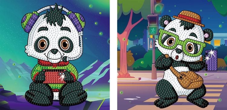 Produktbild: Diamond Painting Pandab&auml;ren
