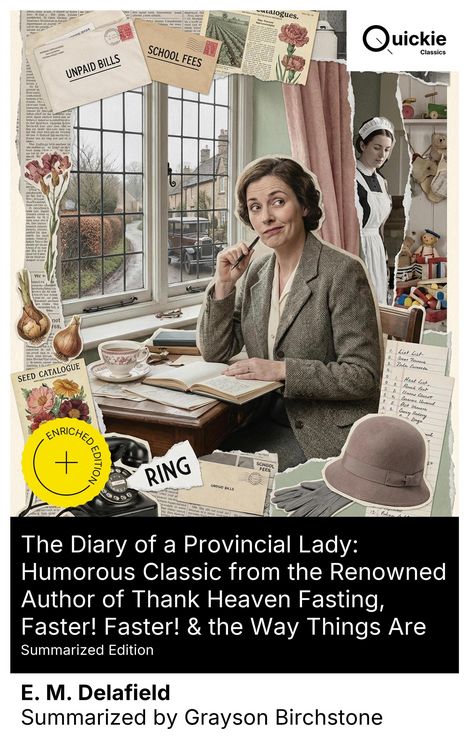 Produktbild: The Diary of a Provincial Lady: Humorous Classic from the Renowned Author of Thank Heaven Fasting, Faster! Faster! & the Way Things Are (Summarized Ed