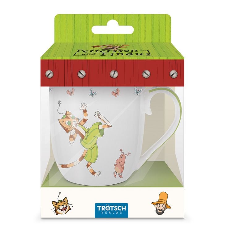Produktbild: TR&Ouml;TSCH - Pettersson und Findus Kindertasse Geschenktasse aus Porzellan Findus