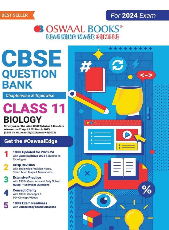 Produktbild: Oswaal CBSE Class 11 Biology Question Bank (2024 Exam)