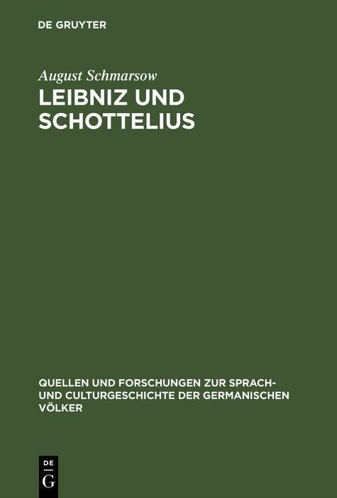 Produktbild: Leibniz und Schottelius