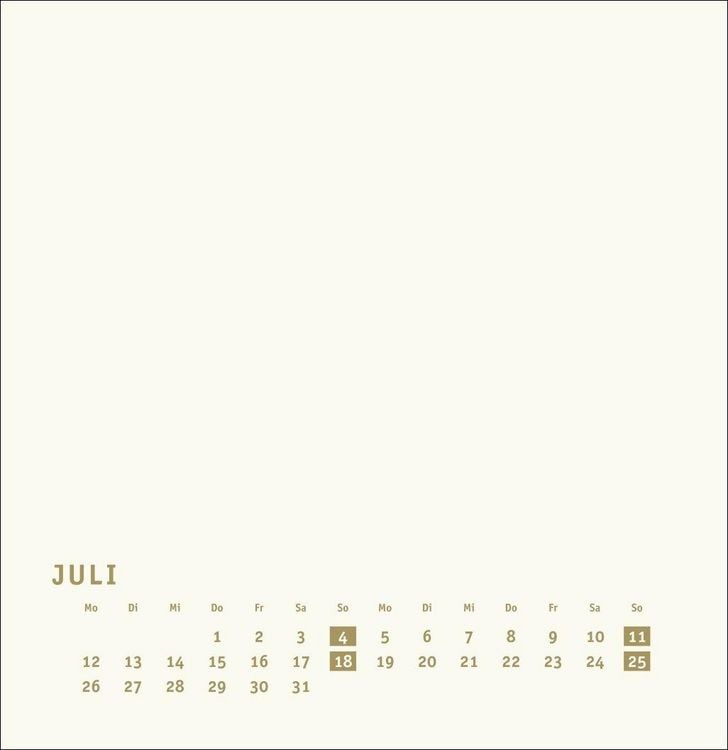 Produktbild: Premium-Bastelkalender gold gro&szlig; 2027