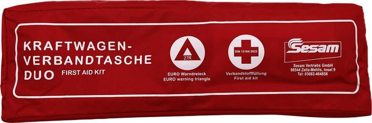 Produktbild: IWH 023506 Pannentasche Klettverschluss, Inkl. Warndreieck ATV, Pkw, Quad, SUV, Van, Wohnmobile DIN 13164 02-2022 1 St.