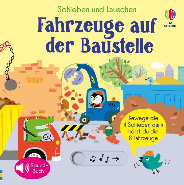 Produktbild: Schieben und Lauschen: Fahrzeuge auf der Baustelle