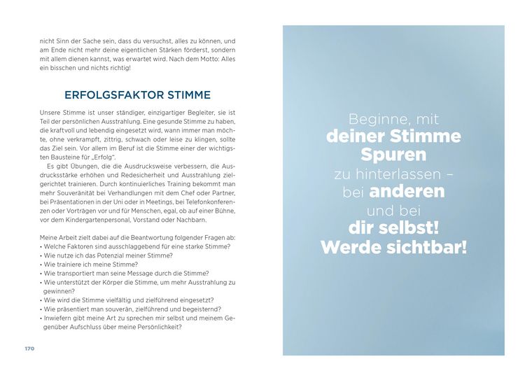 Produktbild: Sei eine Stimme, nicht nur ein Echo