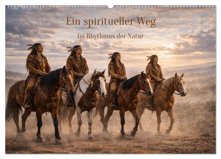 Produktbild: Ein spiritueller Weg. Im Rhythmus der Natur (Wandkalender 2027 DIN A2 quer), CALVENDO Monatskalender