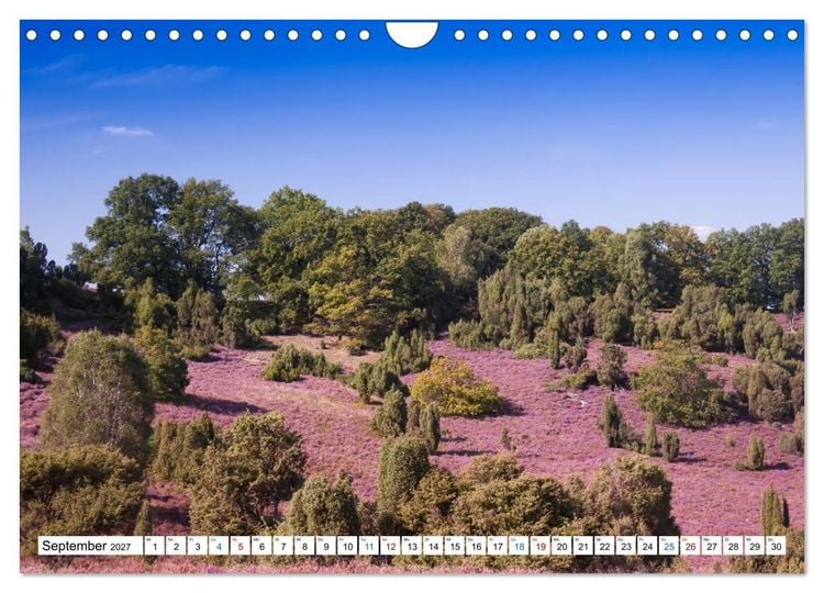 Produktbild: L&uuml;neburger Heide &ndash; Im Wandel der Jahreszeiten (Wandkalender 2027 DIN A4 quer), CALVENDO Monatskalender