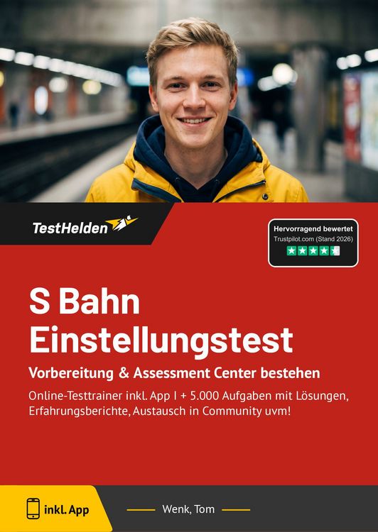 Produktbild: S Bahn Einstellungstest: Vorbereitung & Assessment Center bestehen