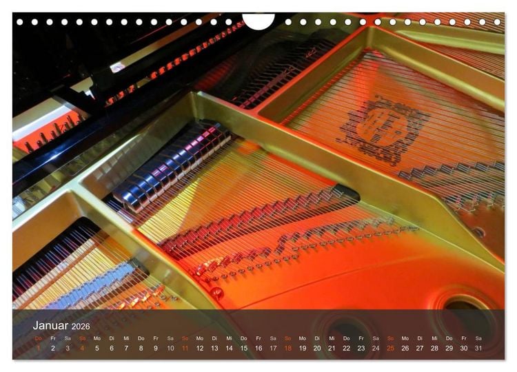 Produktbild: Instrumenten Perspektiven (Wandkalender 2026 DIN A4 quer), CALVENDO Monatskalender