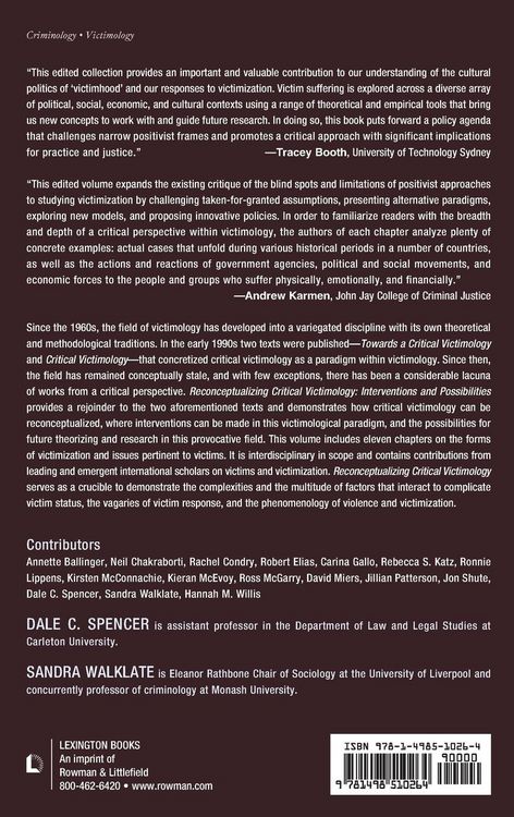 Produktbild: Reconceptualizing Critical Victimology