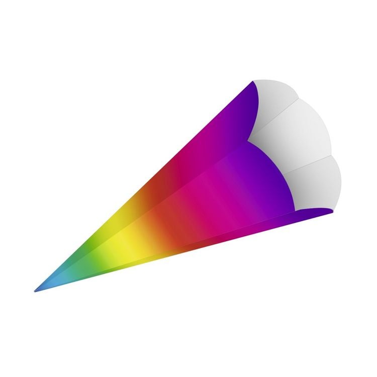 Produktbild: URSUS Schult&uuml;ten Regenbogen, 20 cm, 5er Set