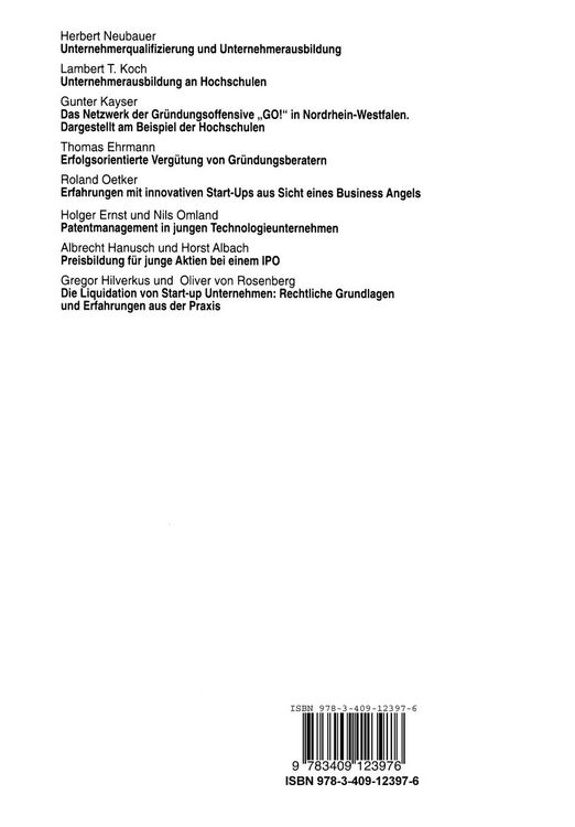 Produktbild: Von der Gr&uuml;ndung bis zur Insolvenz Erfahrungen von Start-Up-Unternehmen