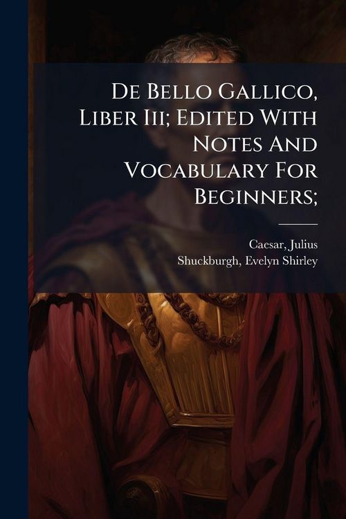 Produktbild: De Bello Gallico, Liber Iii; Edited With Notes And Vocabulary For Beginners;