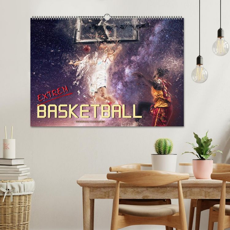 Produktbild: Basketball extrem (Wandkalender 2026 DIN A2 quer), CALVENDO Monatskalender