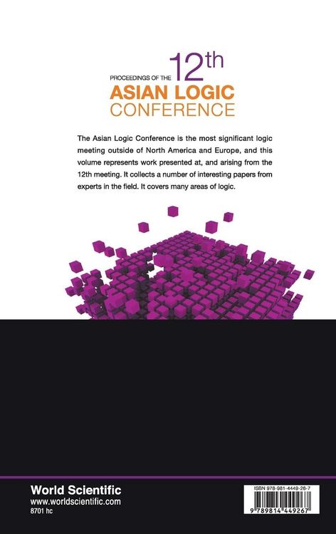 Produktbild: Proceedings Of The 12th Asian Logic Conference