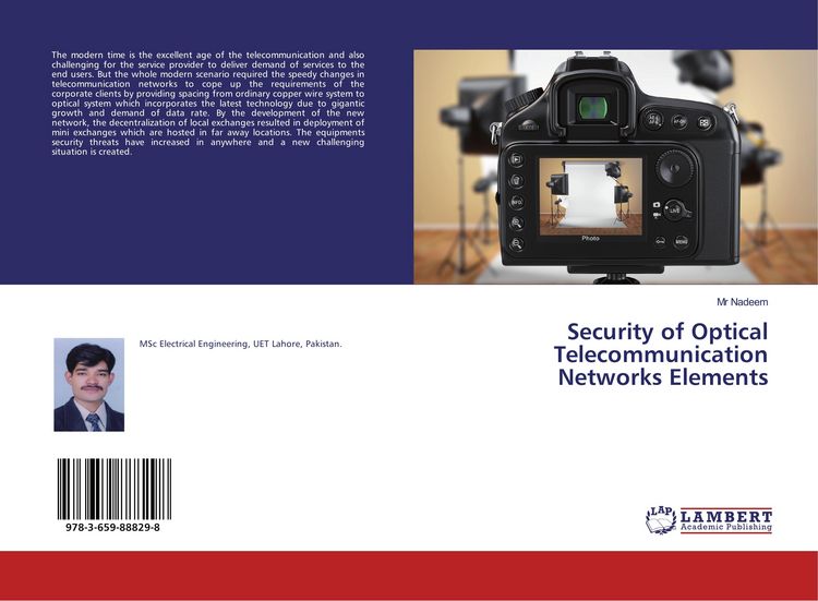 Produktbild: Security of Optical Telecommunication Networks Elements