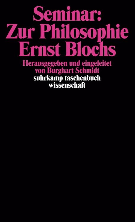 Produktbild: Seminar: Zur Philosophie Ernst Blochs