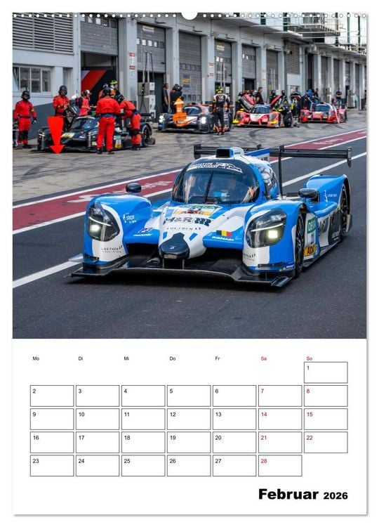 Produktbild: PROTOTYPE RACING am N&uuml;rburgring (hochwertiger Premium Wandkalender 2026 DIN A2 hoch), Kunstdruck in Hochglanz