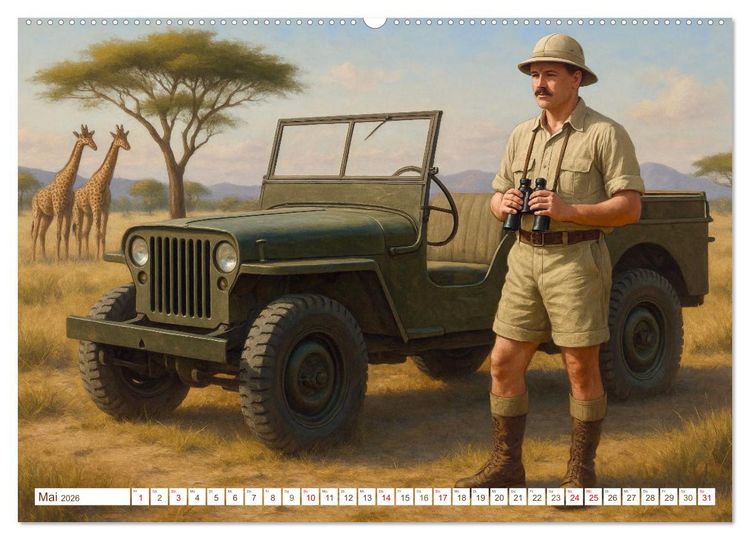 Produktbild: Ernest Hemingway (Wandkalender 2026 DIN A2 quer), CALVENDO Monatskalender