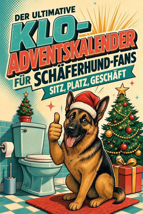Produktbild: Der ultimative Klo-Adventskalender f&uuml;r Sch&auml;ferhund-Fans