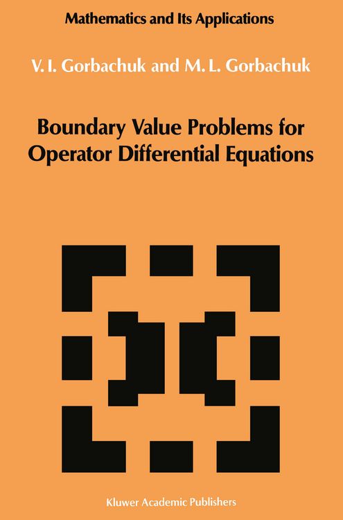 Produktbild: Boundary Value Problems for Operator Differential Equations