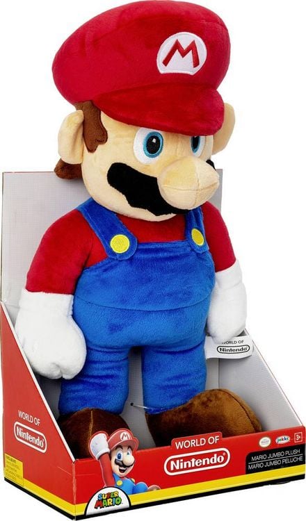Produktbild: Nintendo Super Mario Mario Jumbo Pl&uuml;schfigur 50cm