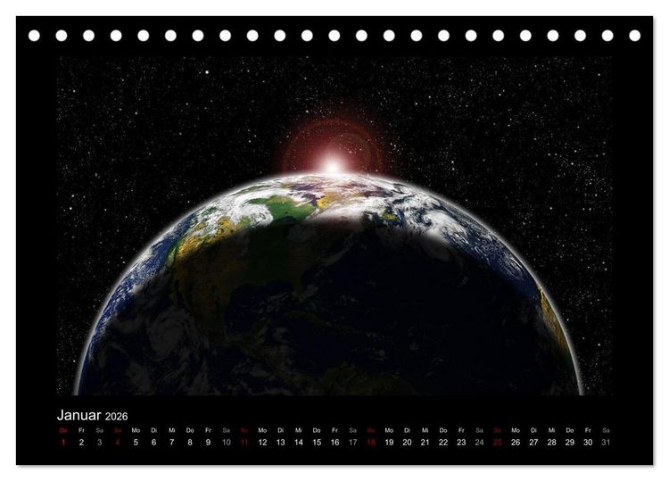 Produktbild: Magisches Universum (Tischkalender 2026 DIN A5 quer), CALVENDO Monatskalender