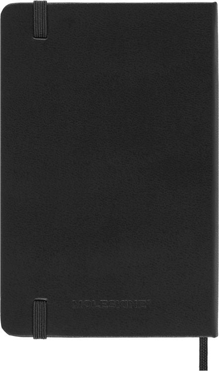 Produktbild: Moleskine 18 Monate Wochen Notizkalender 2026/2027, P/A6, 1 Wo = 1 Seite, Rechts linierte Seite, Fester Einband, Schwarz<BR>