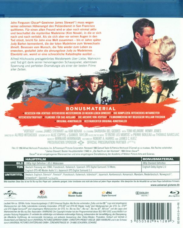 Produktbild: Vertigo - Aus dem Reich der Toten
