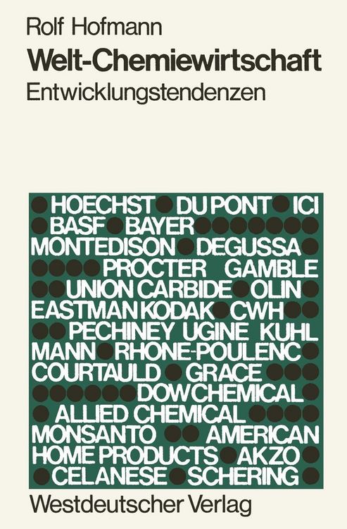 Produktbild: Welt-Chemiewirtschaft