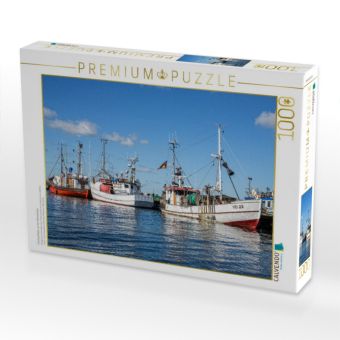 Produktbild: CALVENDO Puzzle Fischereih&auml;fen an der Ostseek&uuml;ste | 1000 Teile Lege-Gr&ouml;&szlig;e 64x48cm Foto-Puzzle f&uuml;r gl&uuml;ckliche Stunden
