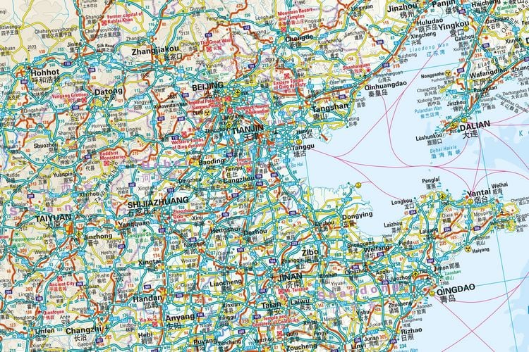 Produktbild: Reise Know-How Landkarte China (1:4.000.000)