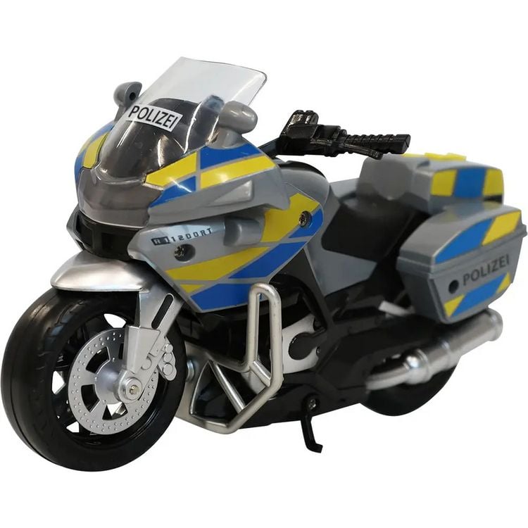 Produktbild: Speedzone Polizeimotorrad 18 cm, Licht und Sound, Freilauf