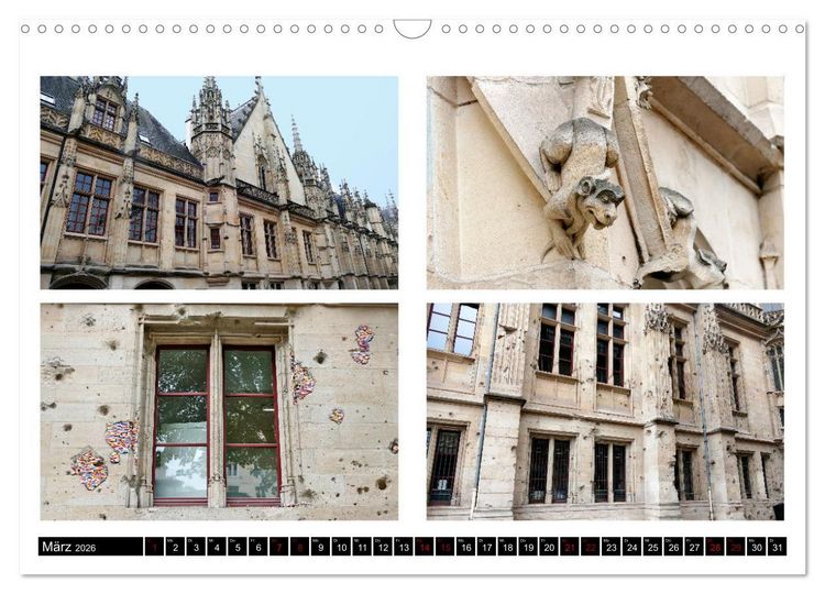Produktbild: Rouen entdecken (Wandkalender 2026 DIN A3 quer), CALVENDO Monatskalender