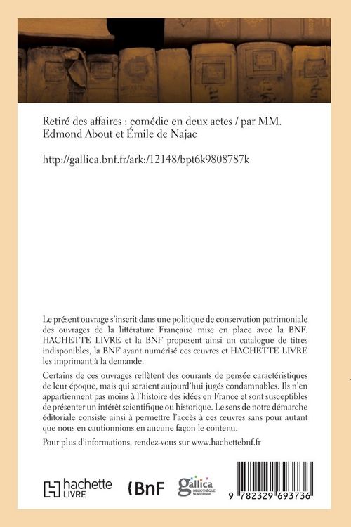 Produktbild: Retir&eacute; des affaires