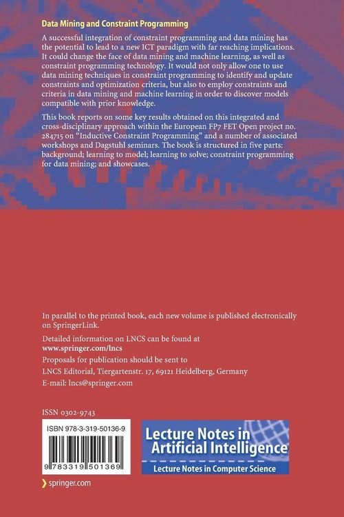 Produktbild: Data Mining and Constraint Programming