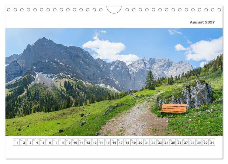 Produktbild: Ab in die Berge - Aussichtspl&auml;tze in den M&uuml;nchner Hausbergen (Wandkalender 2027 DIN A4 quer), CALVENDO Monatskalender