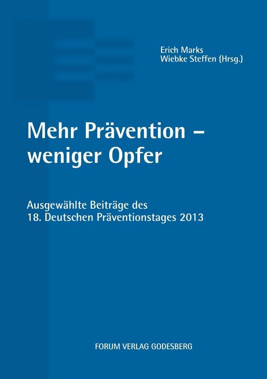 Produktbild: Mehr Pr&auml;vention - weniger Opfer