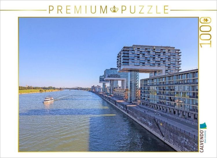 Produktbild: CALVENDO Puzzle K&ouml;ln - Kranh&auml;user | 1000 Teile Lege-Gr&ouml;&szlig;e 64x48cm Foto-Puzzle f&uuml;r gl&uuml;ckliche Stunden
