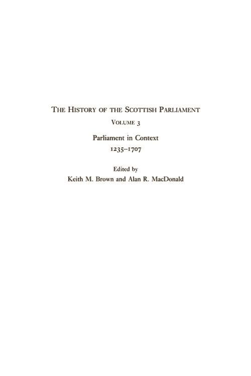 Produktbild: History of the Scottish Parliament