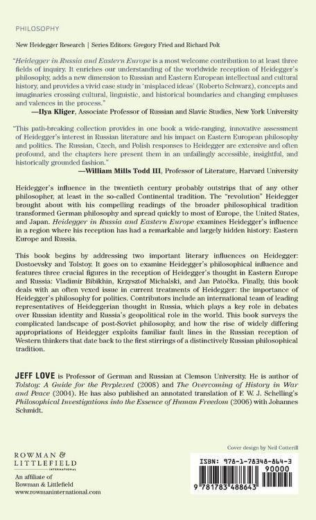 Produktbild: Heidegger in Russia and Eastern Europe