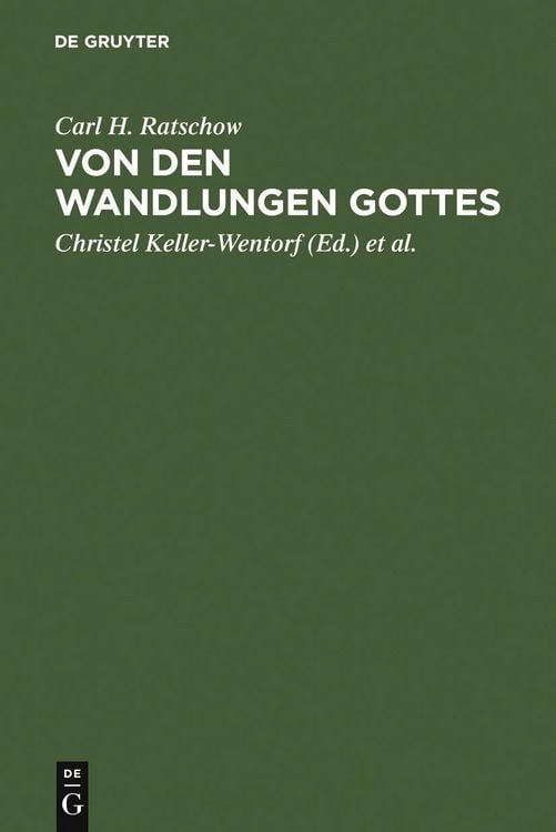 Produktbild: Von den Wandlungen Gottes
