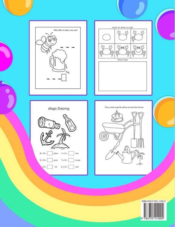 Produktbild: Activity Book For Kids 4-8 Years Old