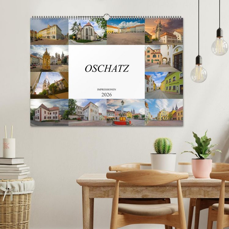 Produktbild: Oschatz Impressionen (Wandkalender 2026 DIN A2 quer), CALVENDO Monatskalender