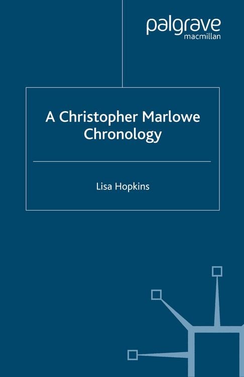 Produktbild: A Christopher Marlowe Chronology